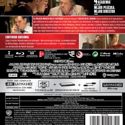 Infiltrados (4K UHD + Blu-ray)