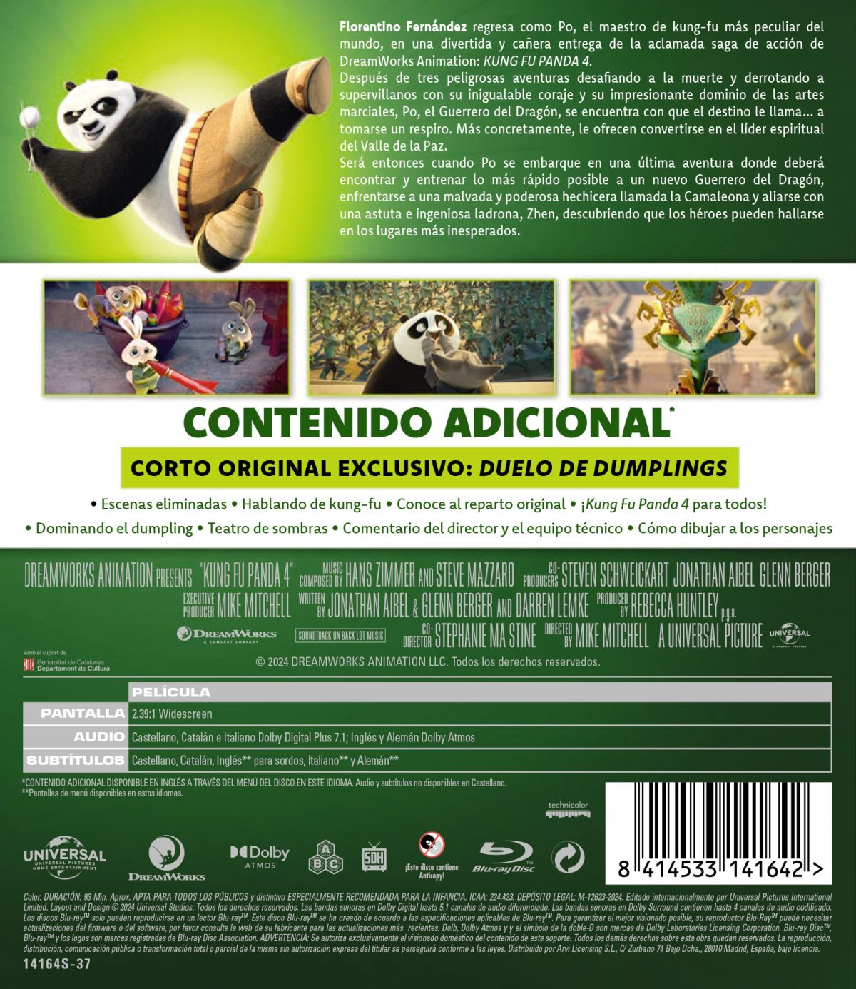 Kung Fu Panda 4 (Blu-ray)