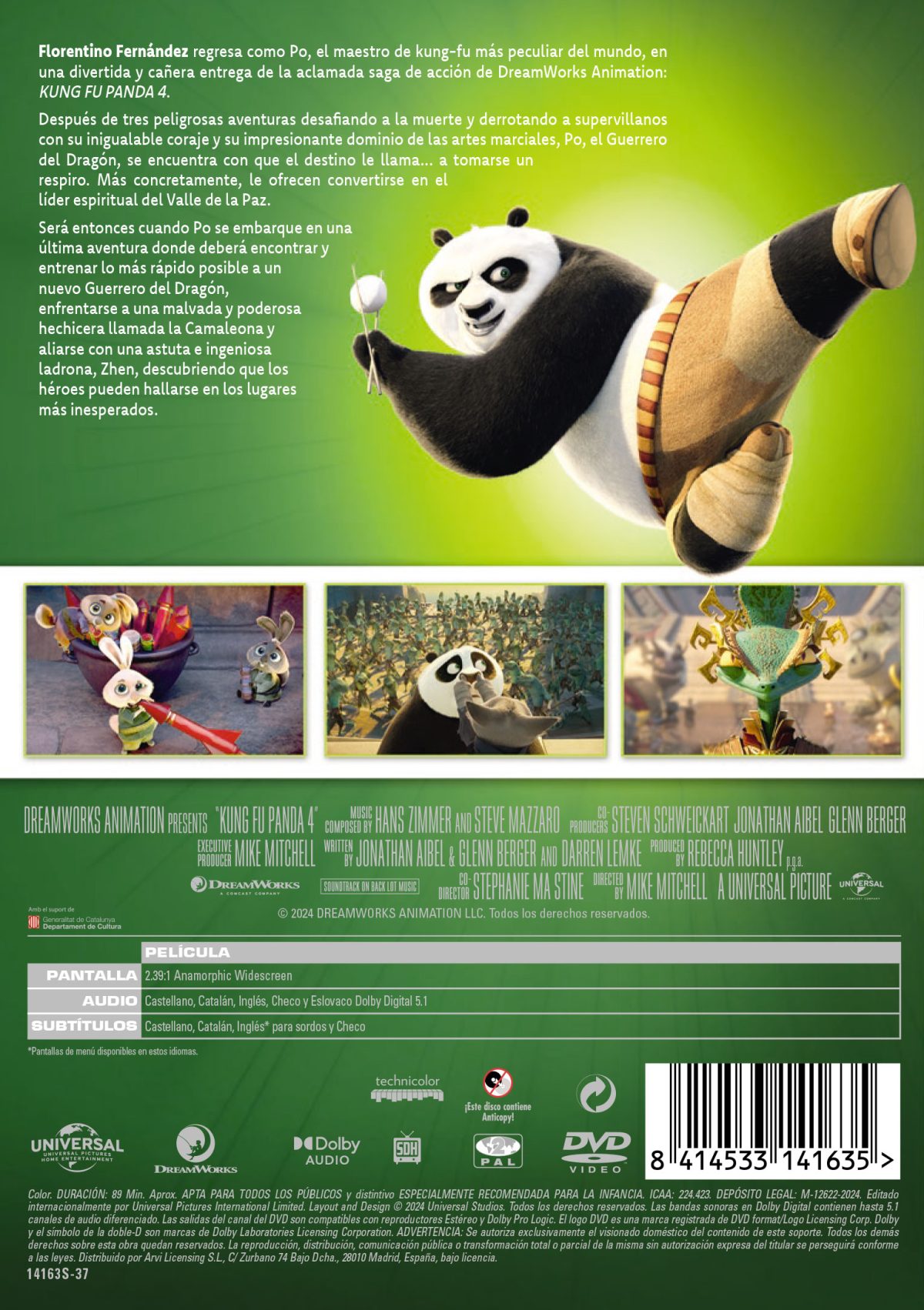 Kung Fu Panda 4 (DVD)