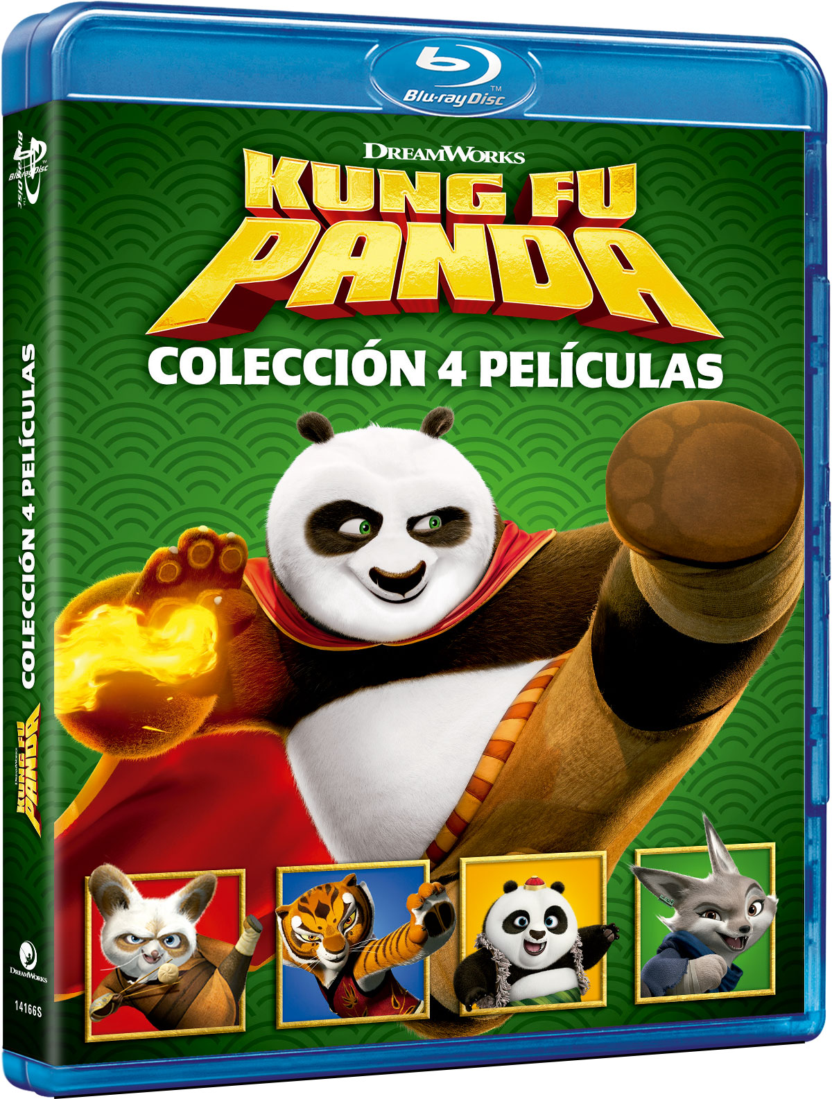 KUNG FU PANDA PACK 1-4 (BD) - 8414533141666 Kung Fu Panda. Pack 1-4 (Blu-ray)