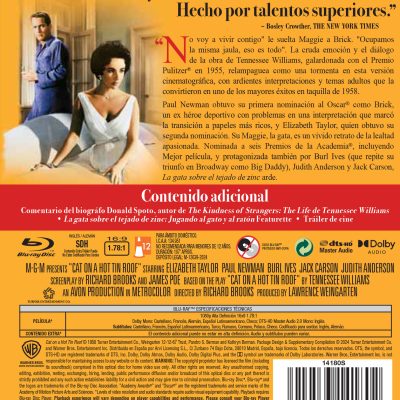 La gata sobre el tejado de zinc (Blu-ray)