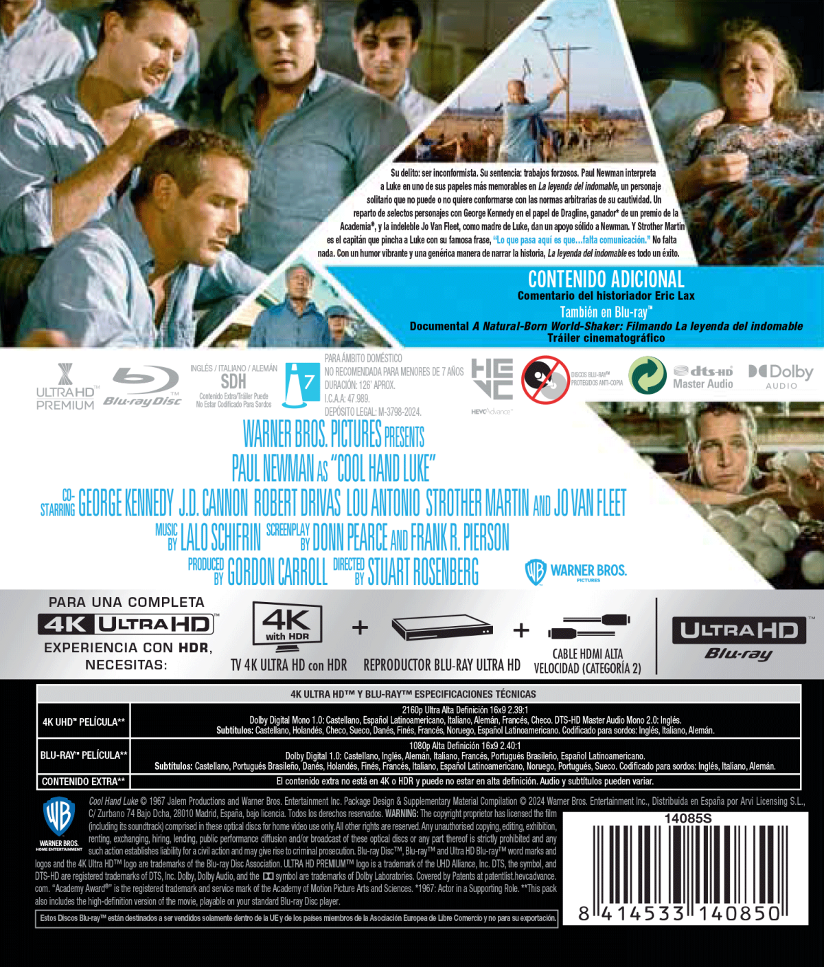 La leyenda del indomable (4K UHD + Blu-ray)