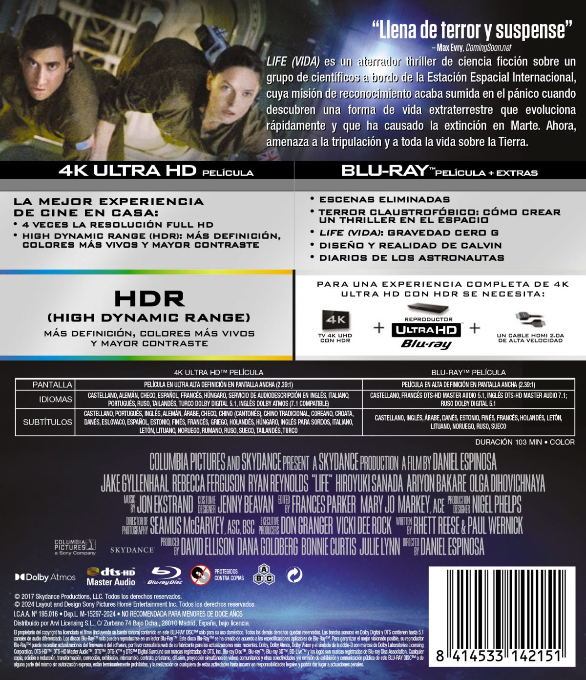 Life (4K UHD + Blu-ray)