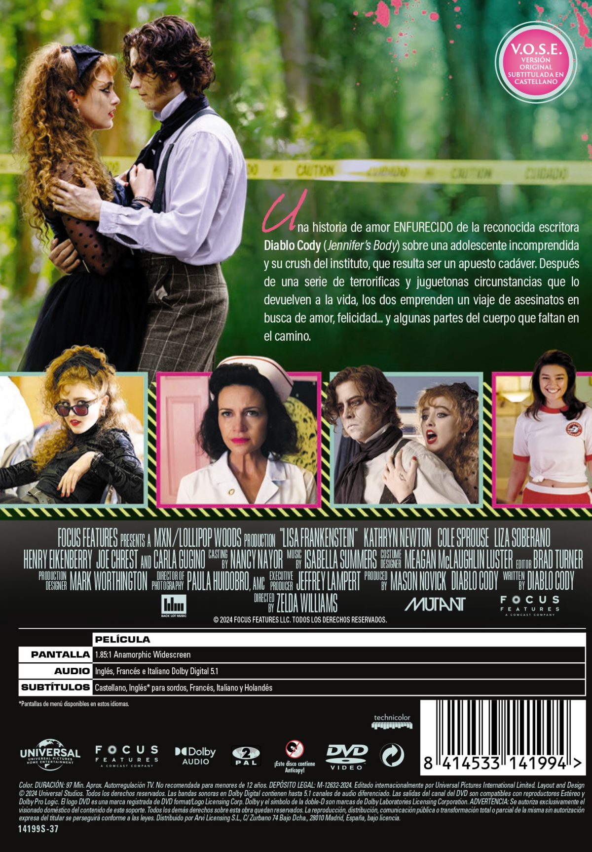 Lisa Frankenstein (VOSE) (DVD)