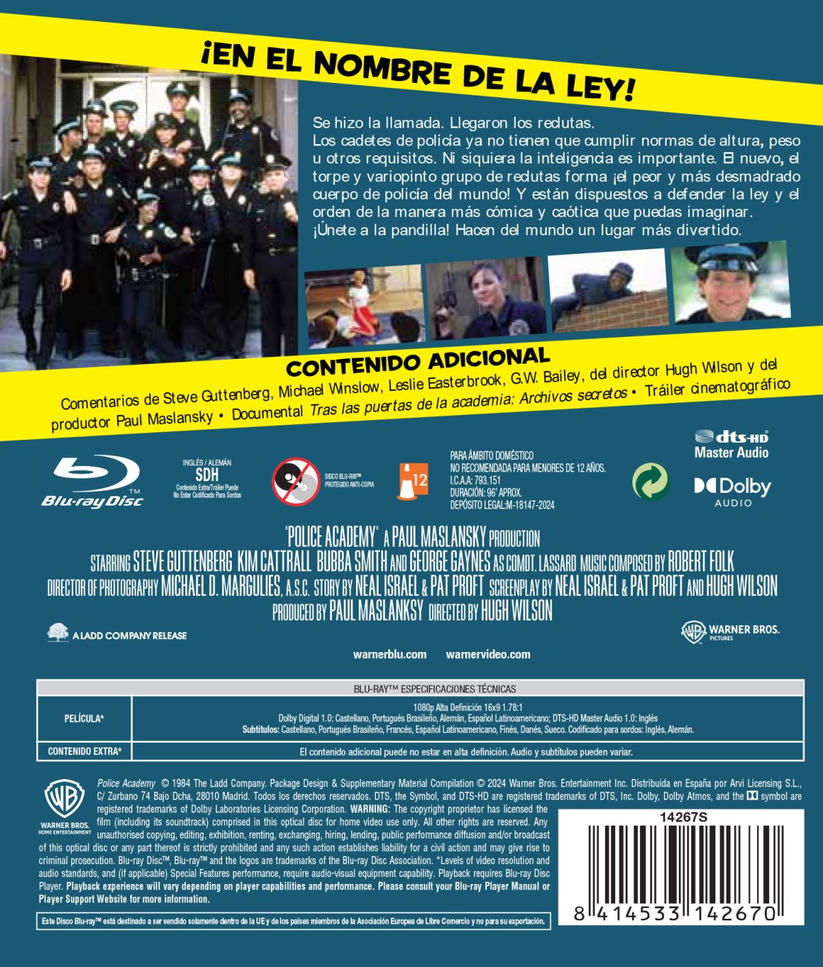 Loca academia de policía 1 (Blu-ray)