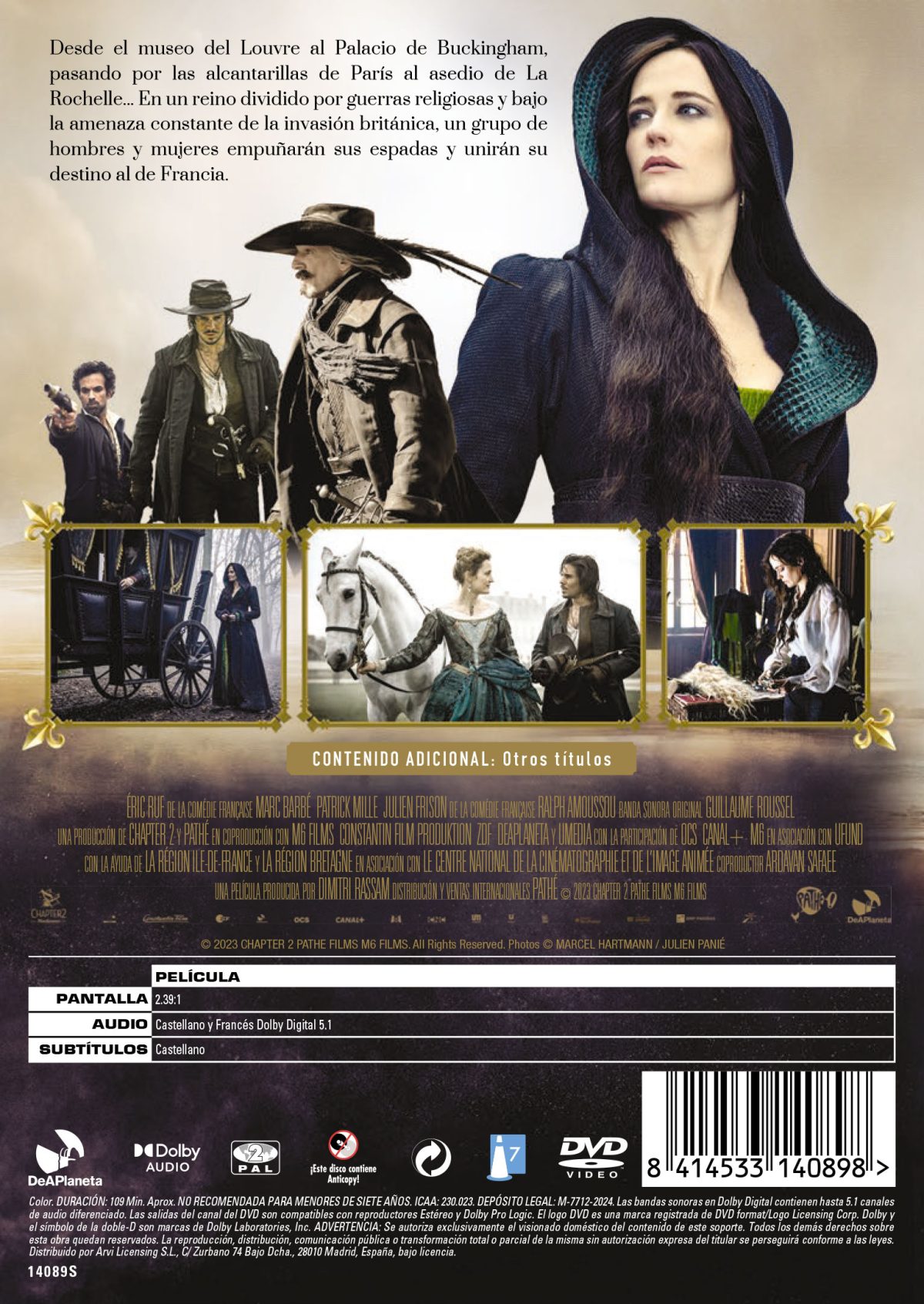 Los tres mosqueteros: Milady (DVD)