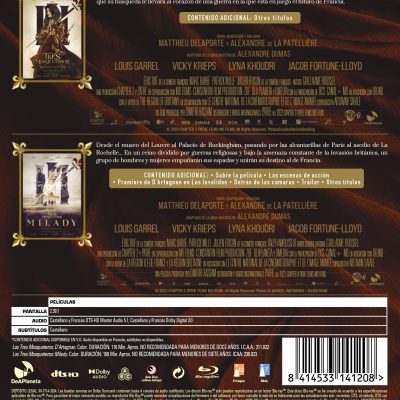 Los tres mosqueteros. Pack 1-2 (Blu-ray)