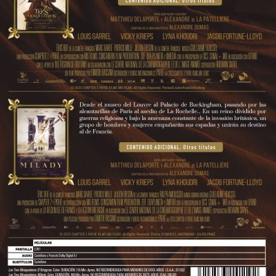 Los tres mosqueteros. Pack 1-2 (DVD)