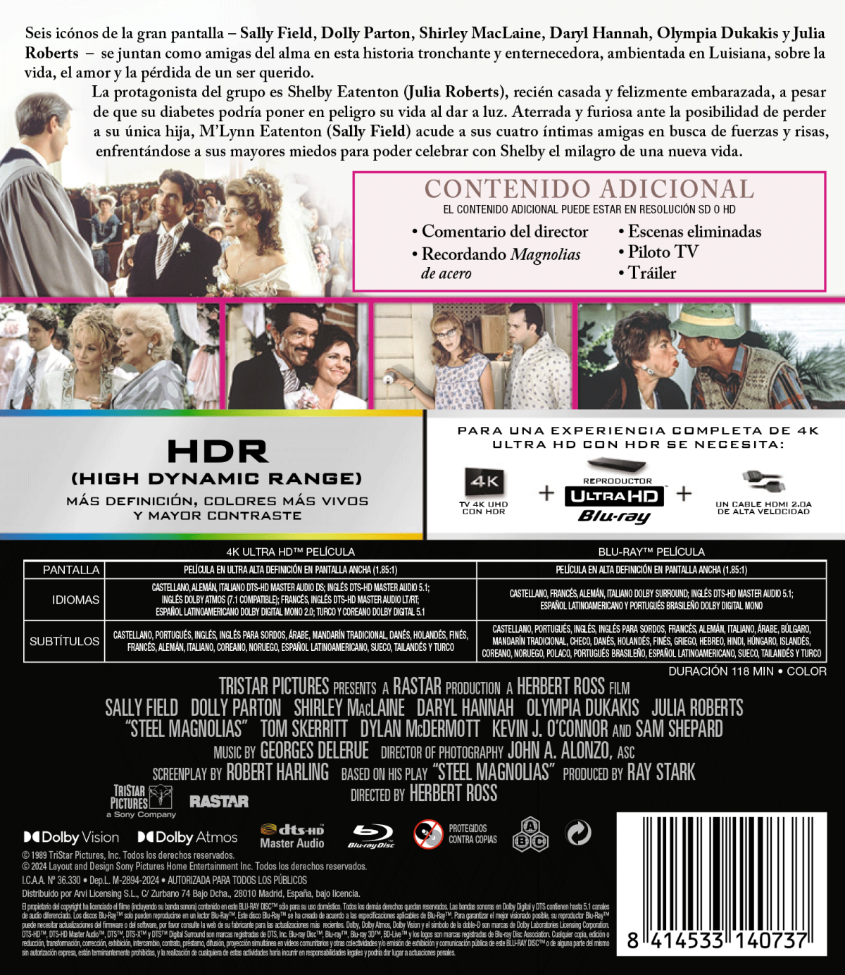 Magnolias de acero (4K UHD + Blu-ray)