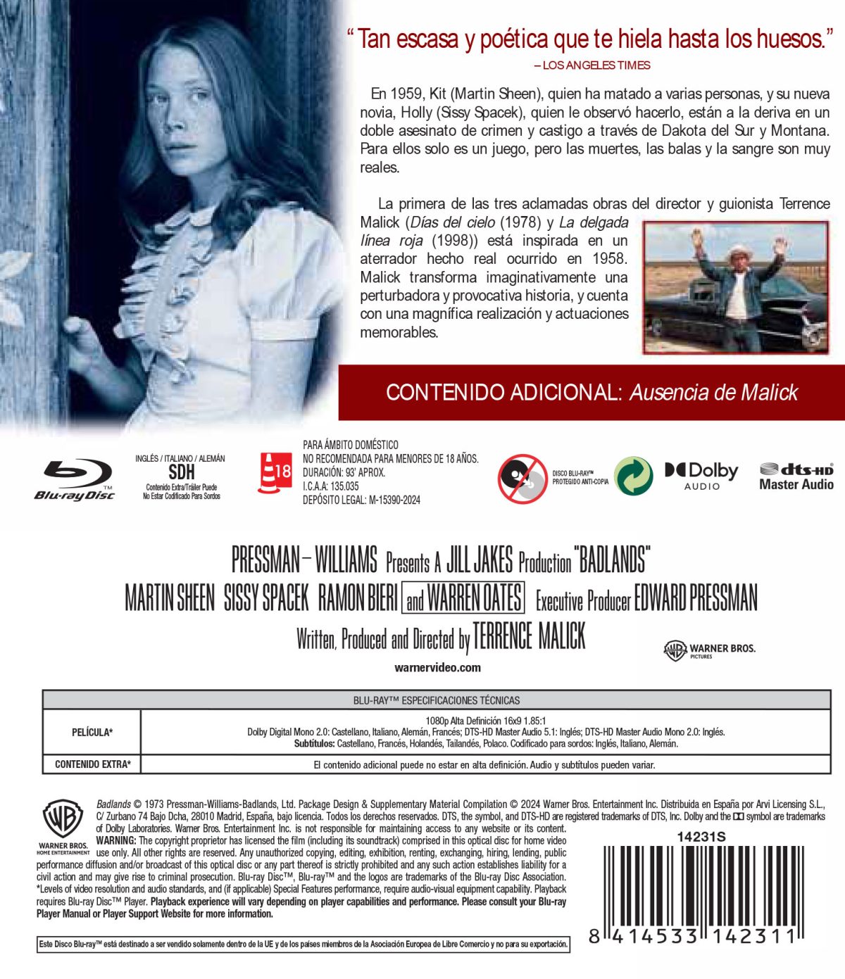 Malas tierras (Blu-ray)