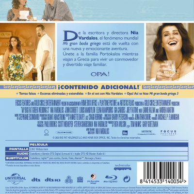 Mi gran boda griega 3 (Blu-ray)