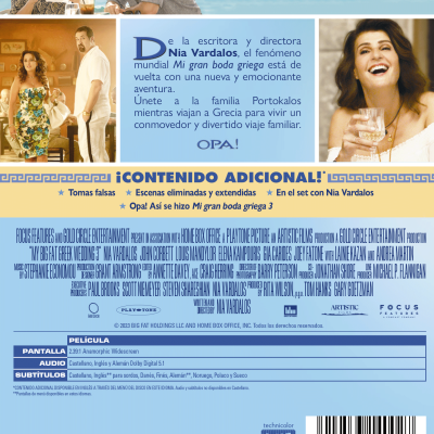 Mi gran boda griega 3 (DVD)