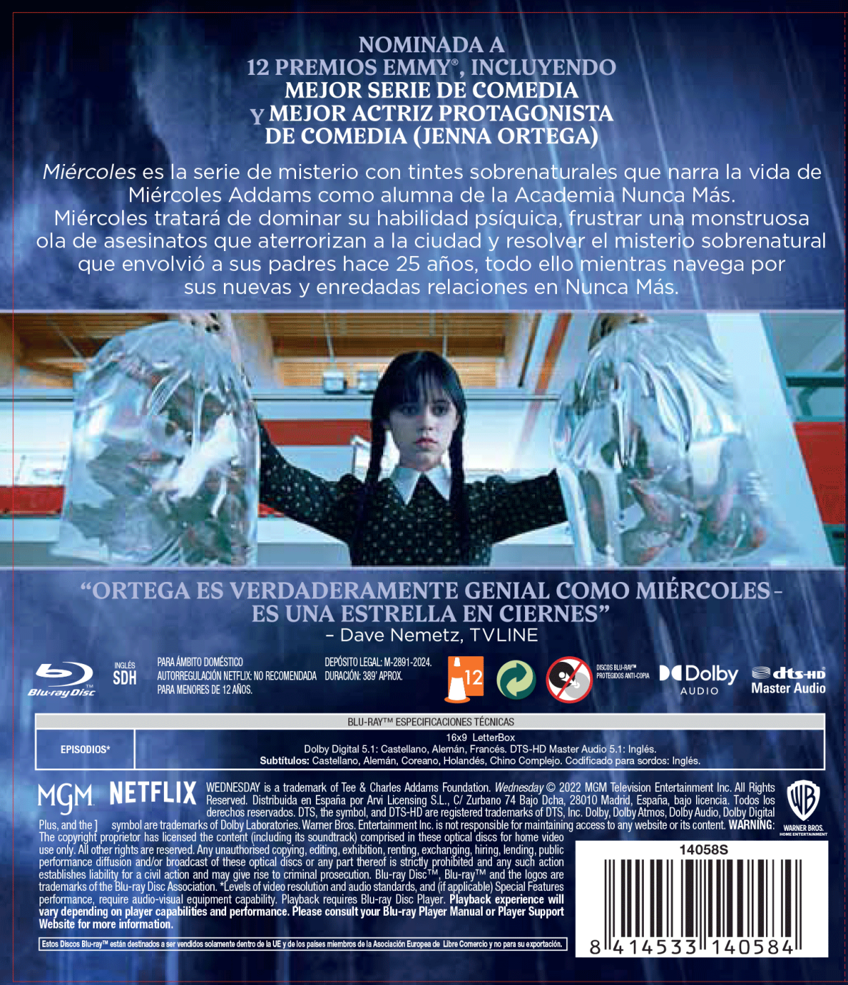 Miércoles. Temporada 1 (Blu-ray)