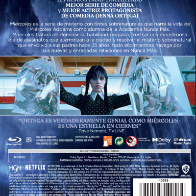 Miércoles. Temporada 1 (Blu-ray)