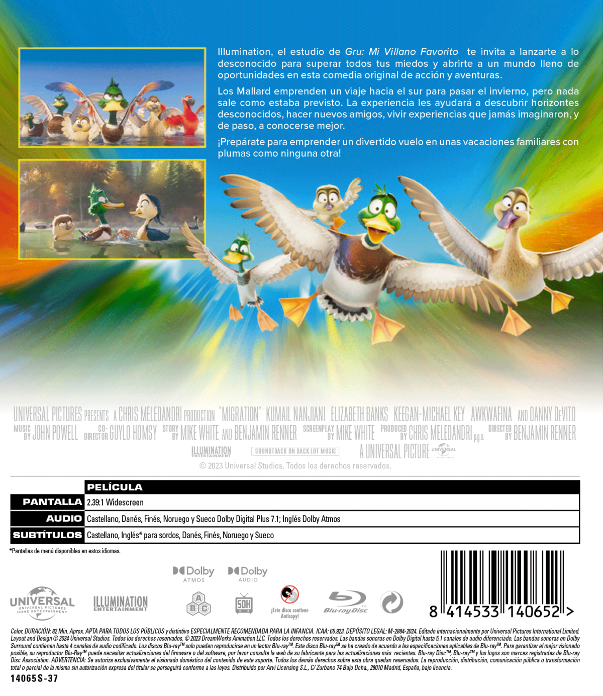 Migración: Un viaje patas arriba (Blu-ray)