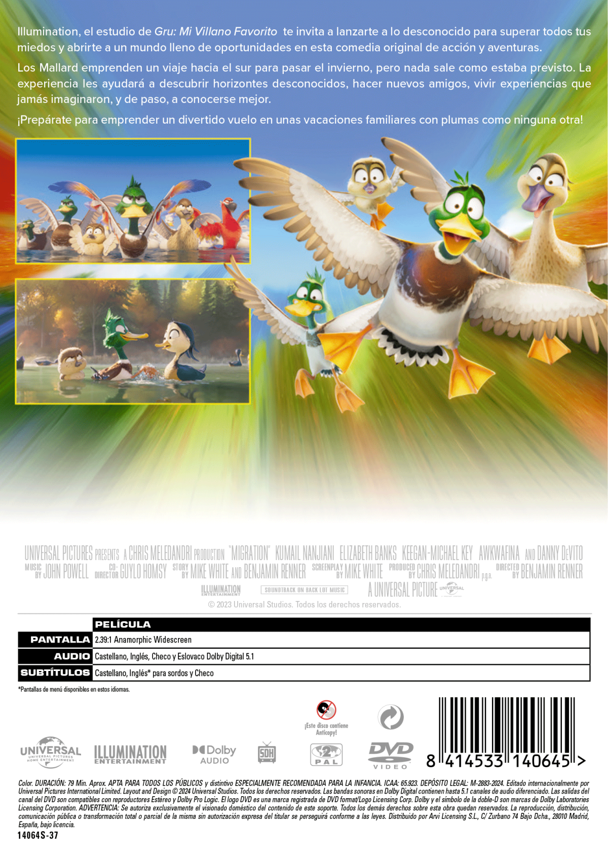 Migración: Un viaje patas arriba (DVD)