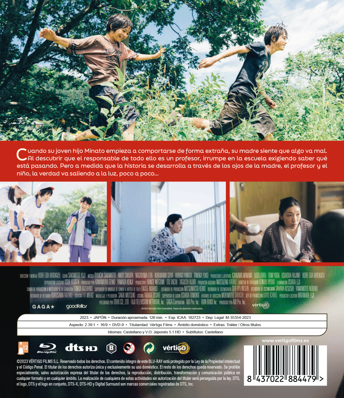 MONSTRUO (BD) - 8437022884479 - Trasera Monstruo (Blu-ray)