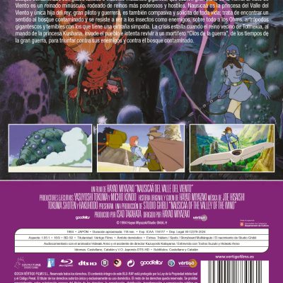 Nausicaä del Valle del Viento (40º Aniversario) (Blu-ray)