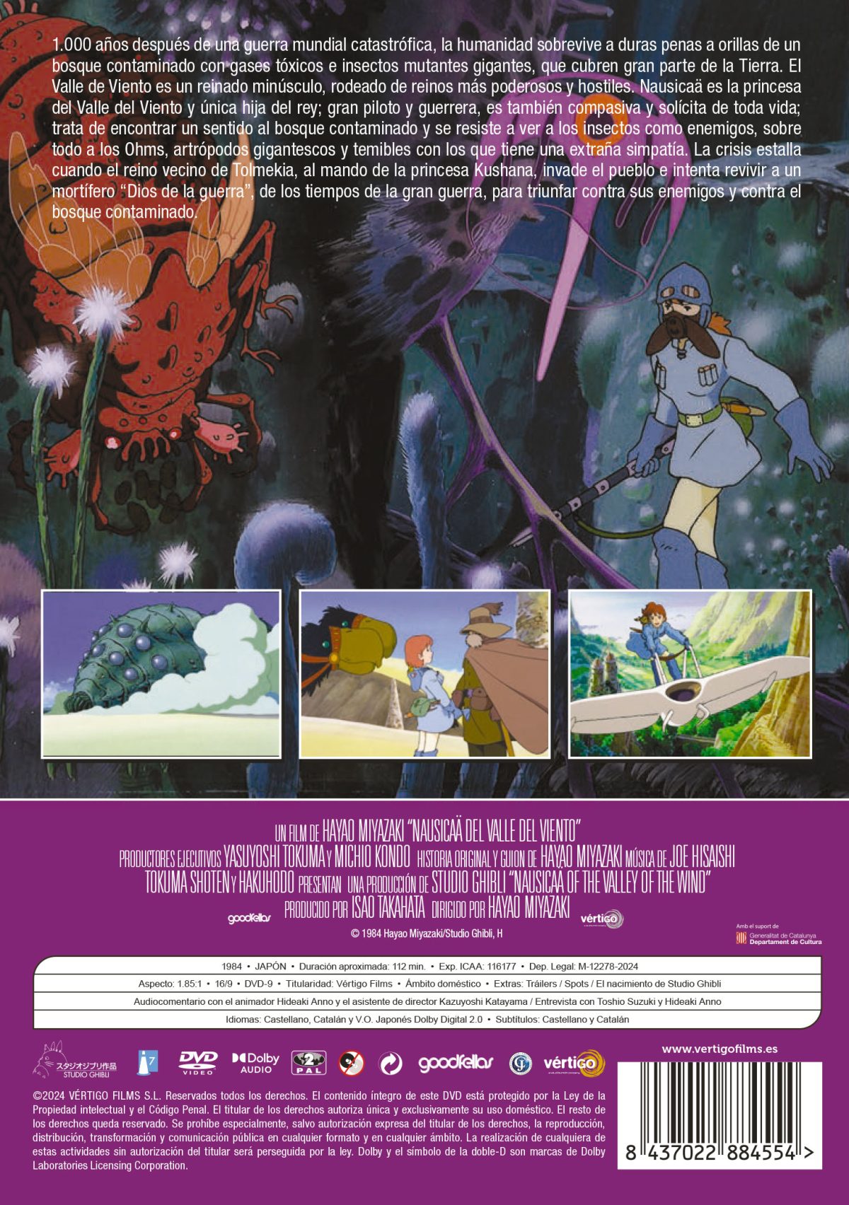 Nausicaä del Valle del Viento (40º Aniversario) (DVD)