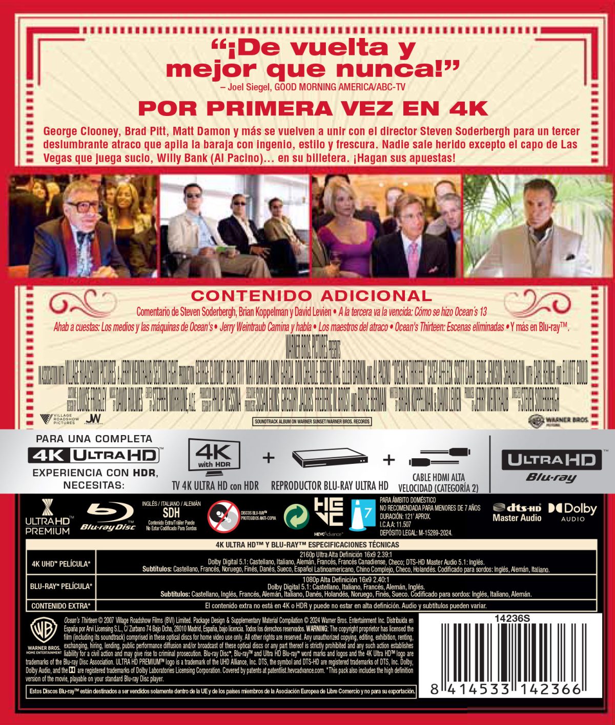 Ocean's Thirteen (4K UHD + Blu-ray)