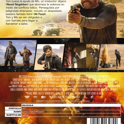 OPERACION KANDAHAR (DVD) - 8414533139892 - Trasera Operación Kandahar (DVD)