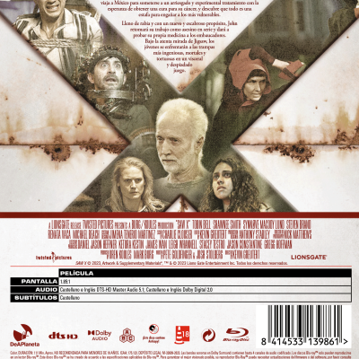 SAW X (BD) - 8414533139861 - Trasera Saw X (Blu-ray)