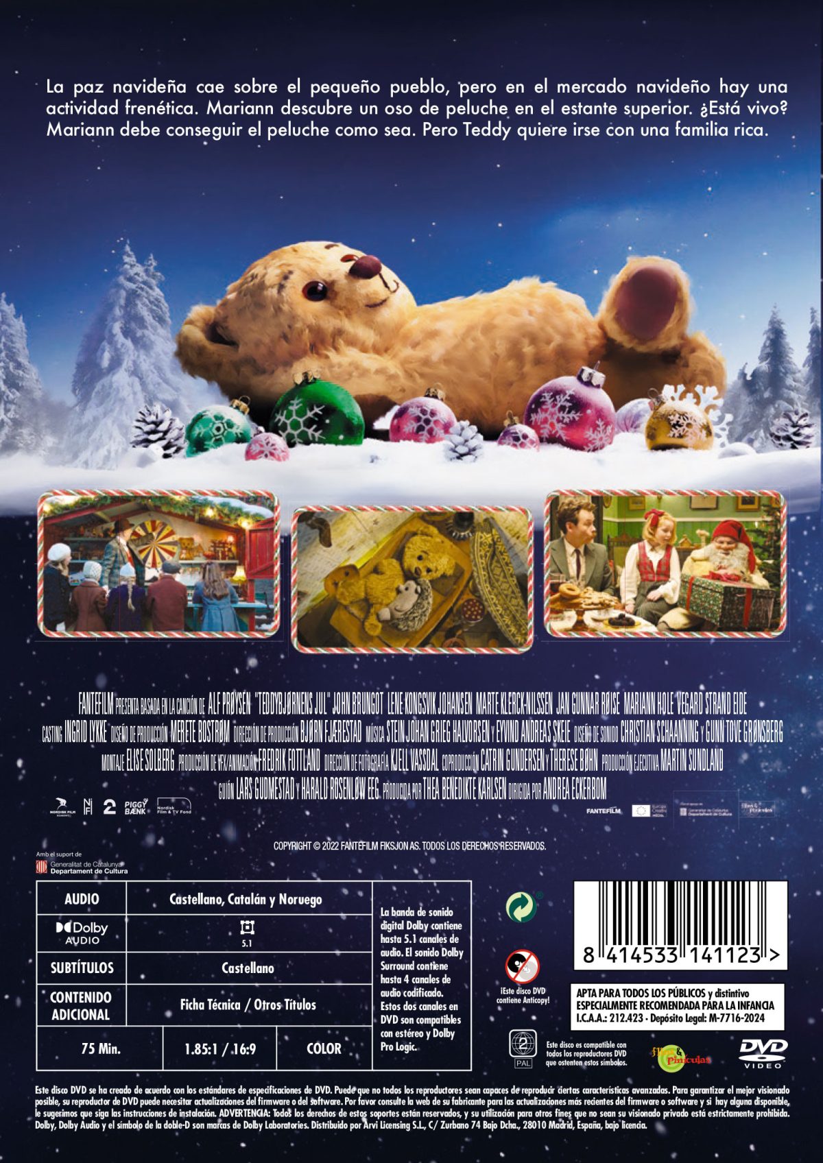 Teddy, la magia de la Navidad (DVD)