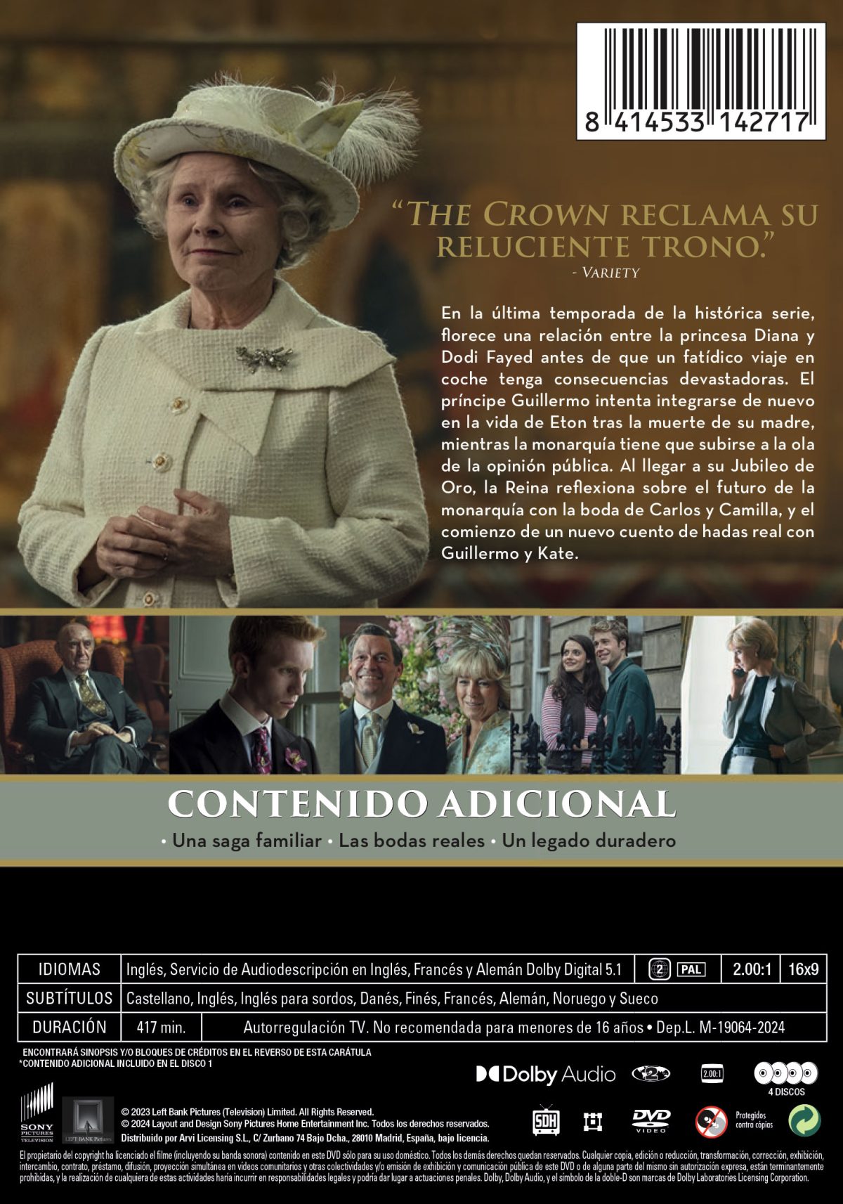 The Crown.Temporada 6 (VOSE) (DVD)