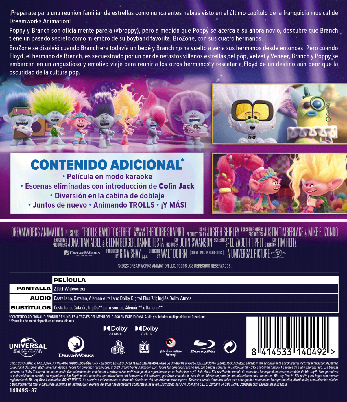 Trolls 3: Todos juntos (Blu-ray)