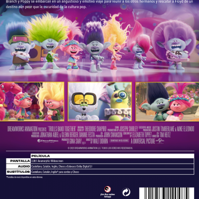 Trolls 3: Todos juntos (DVD)