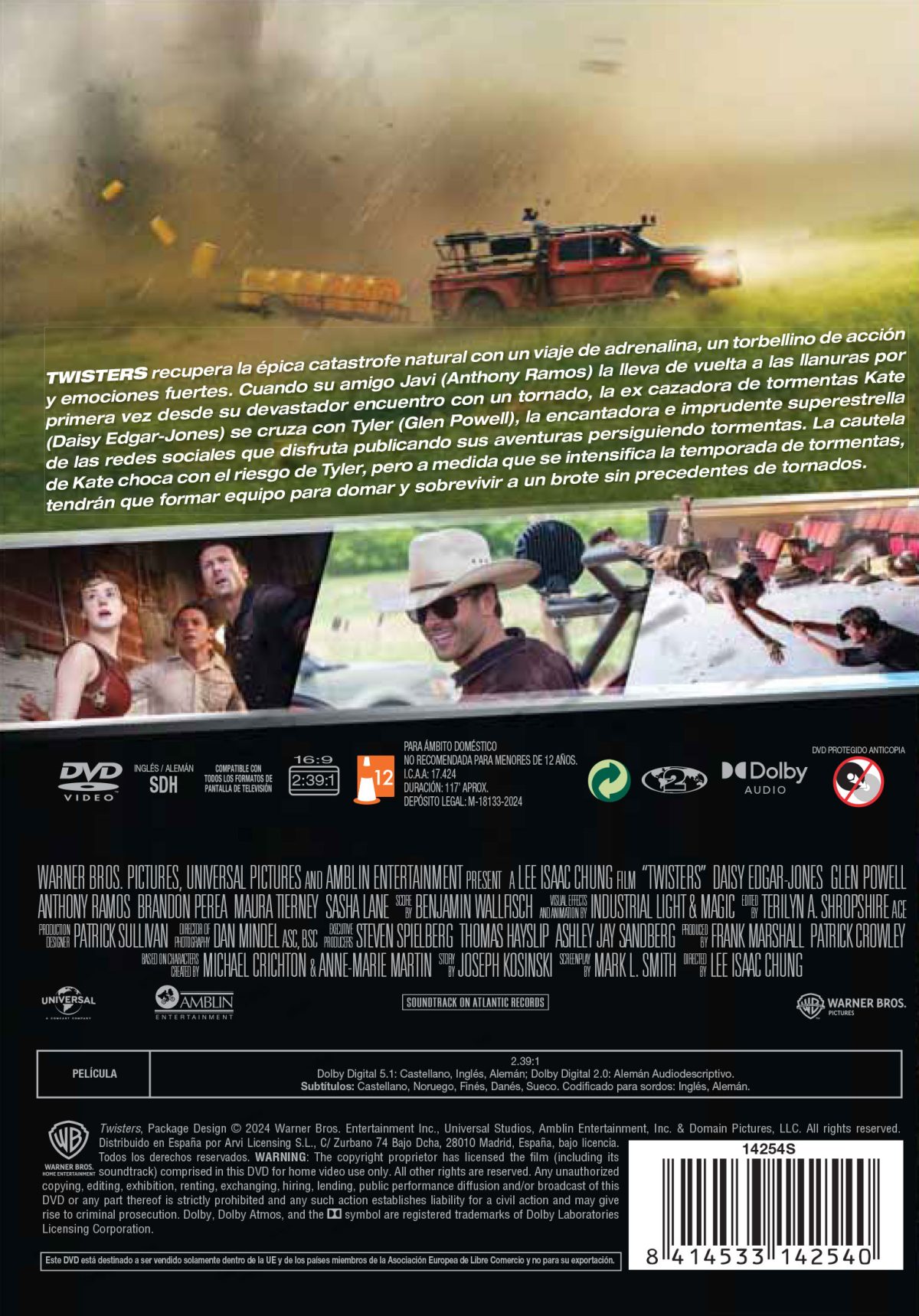 Twisters (2024) (DVD)