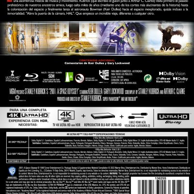 2001: Una odisea en el espacio (4K UHD + Blu-ray)