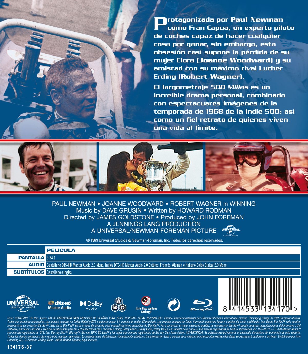 500 millas (Blu-ray)