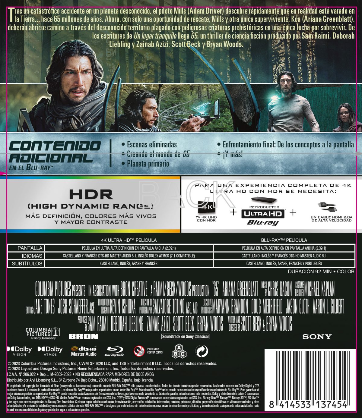 65 (4K UHD + Blu-ray)