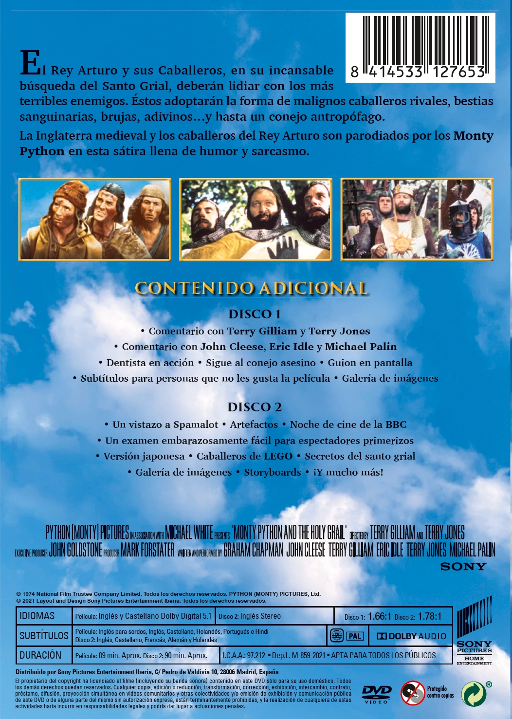 Los caballeros de la mesa cuadrada (DVD + DVD Extras)