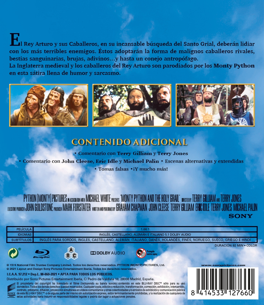 Los caballeros de la mesa cuadrada (Blu-ray)