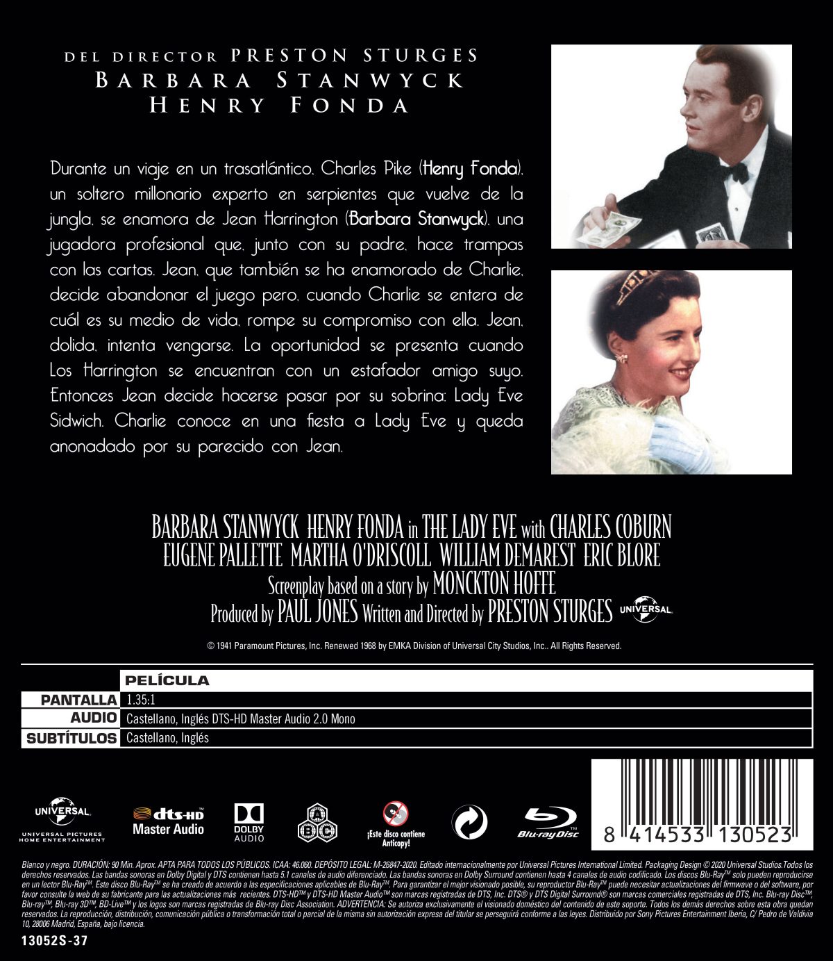 Las tres noches de Eva (Blu-ray)