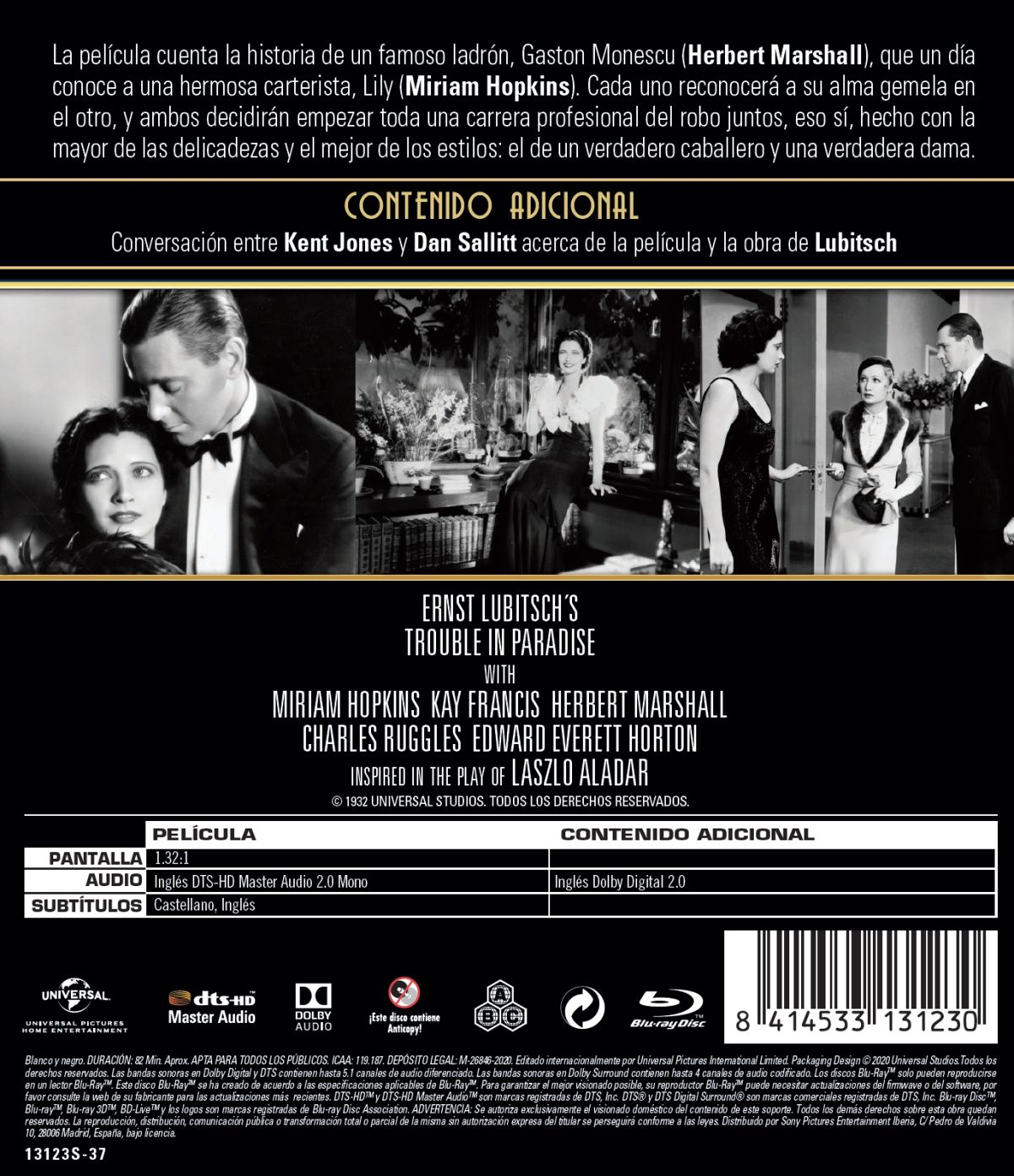 Un ladrón en la alcoba (VOSE) (Blu-ray)