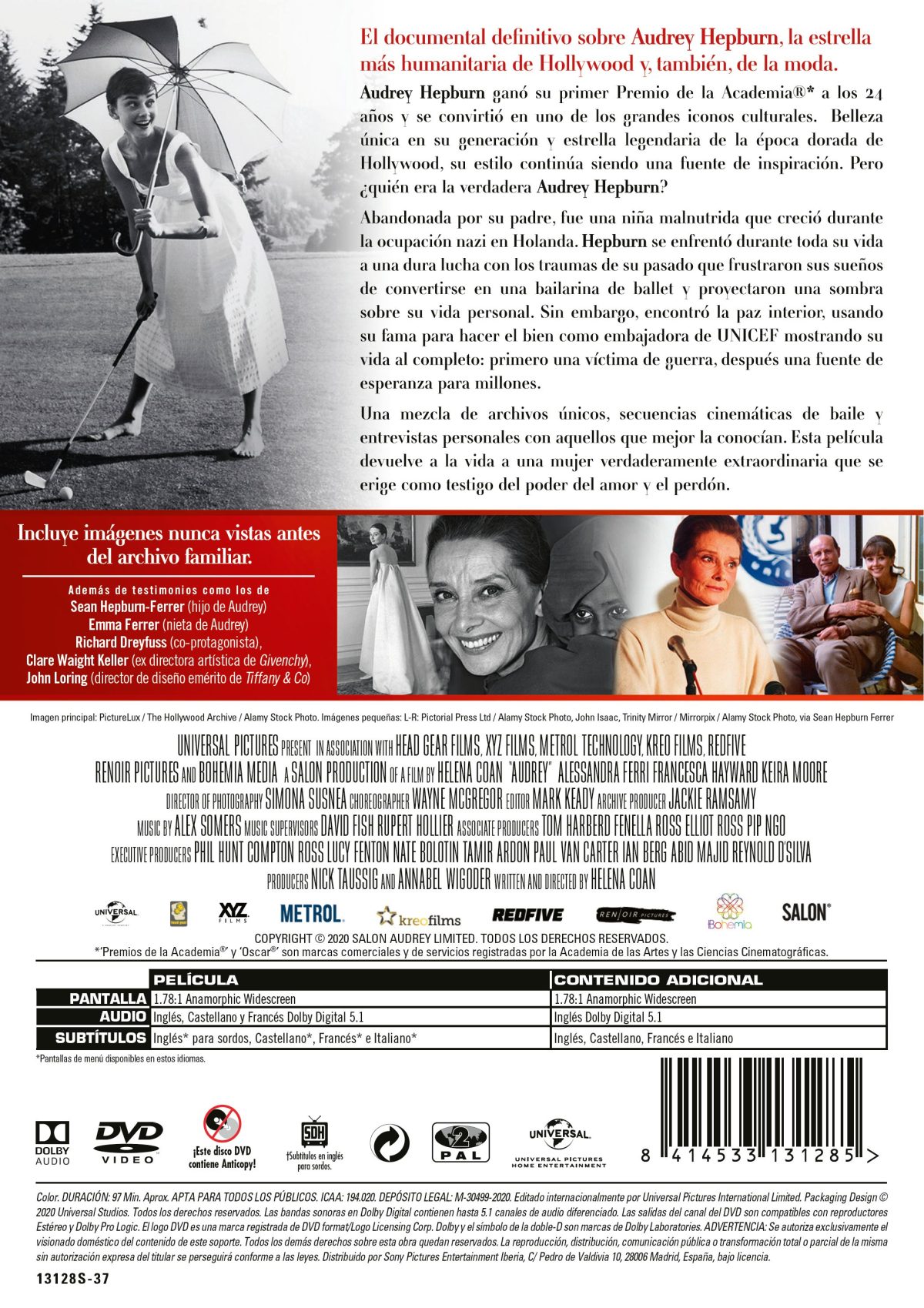 Audrey: Más allá del icono (DVD)