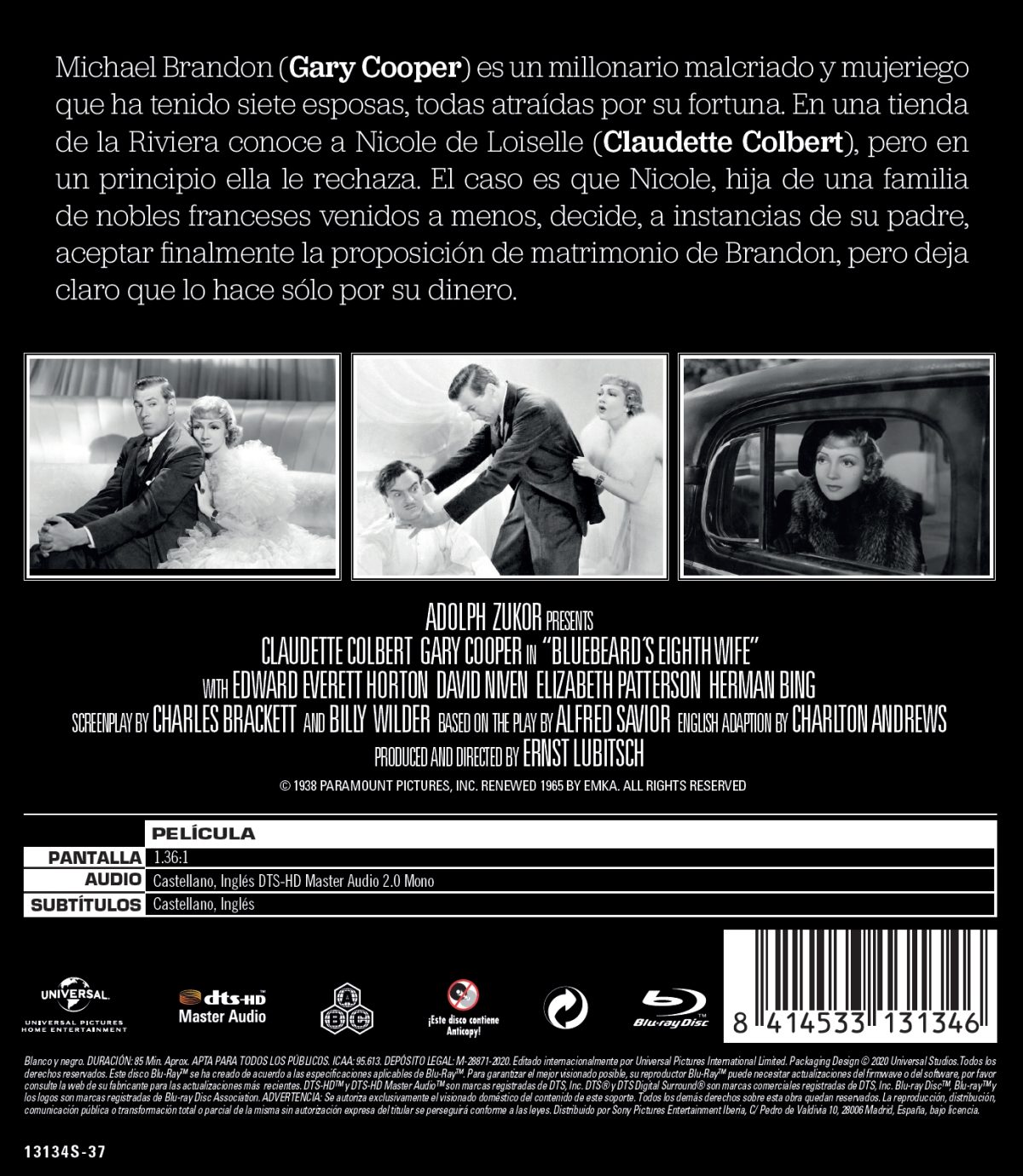 La octava mujer de Barba Azul (Blu-ray)