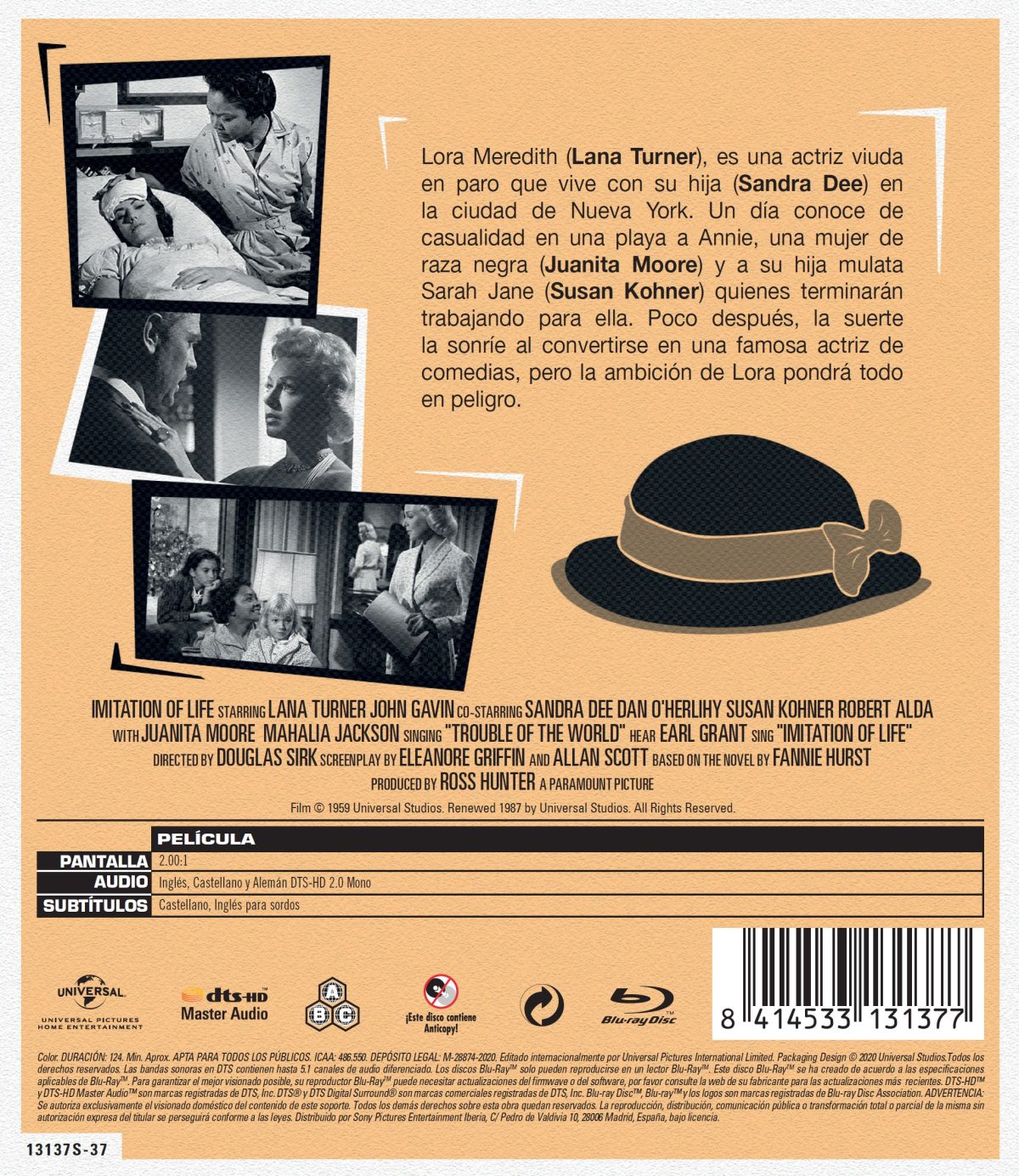 Imitacion a la vida (Blu-ray)