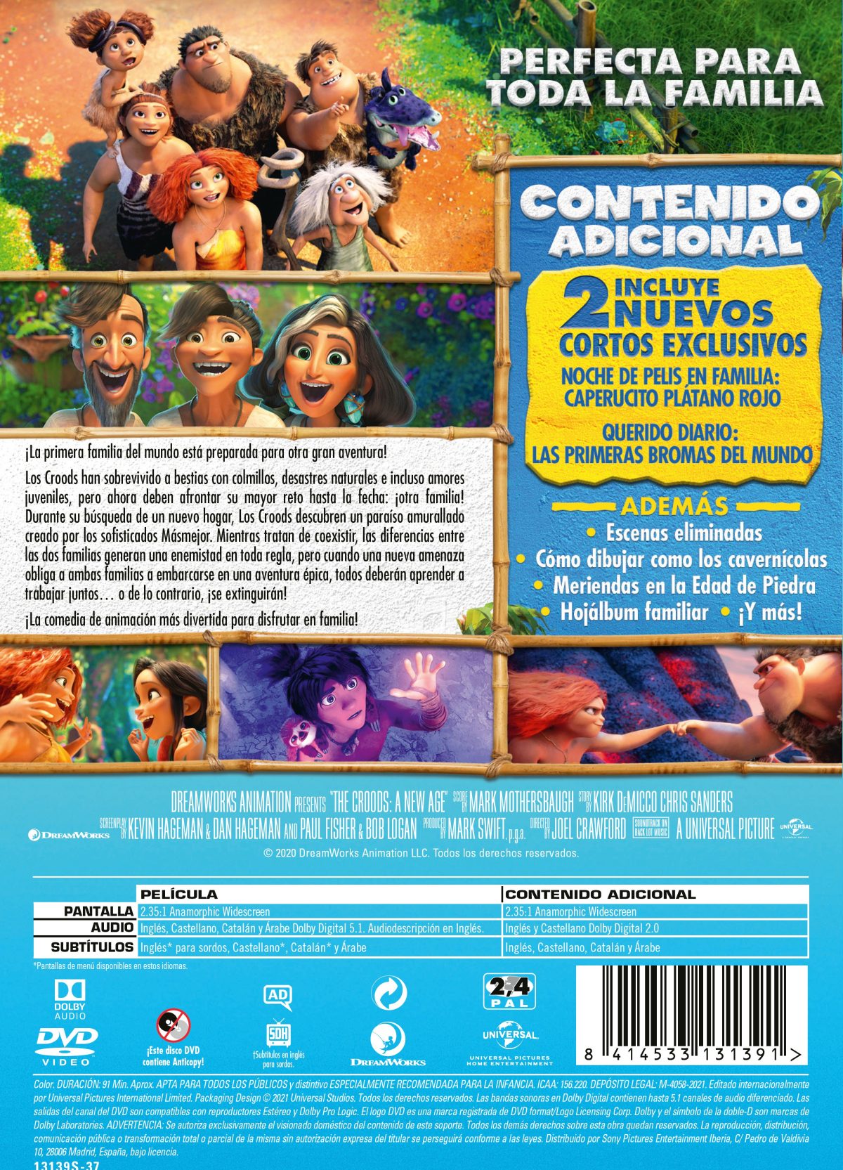 Los Croods 2: Una nueva era (DVD)