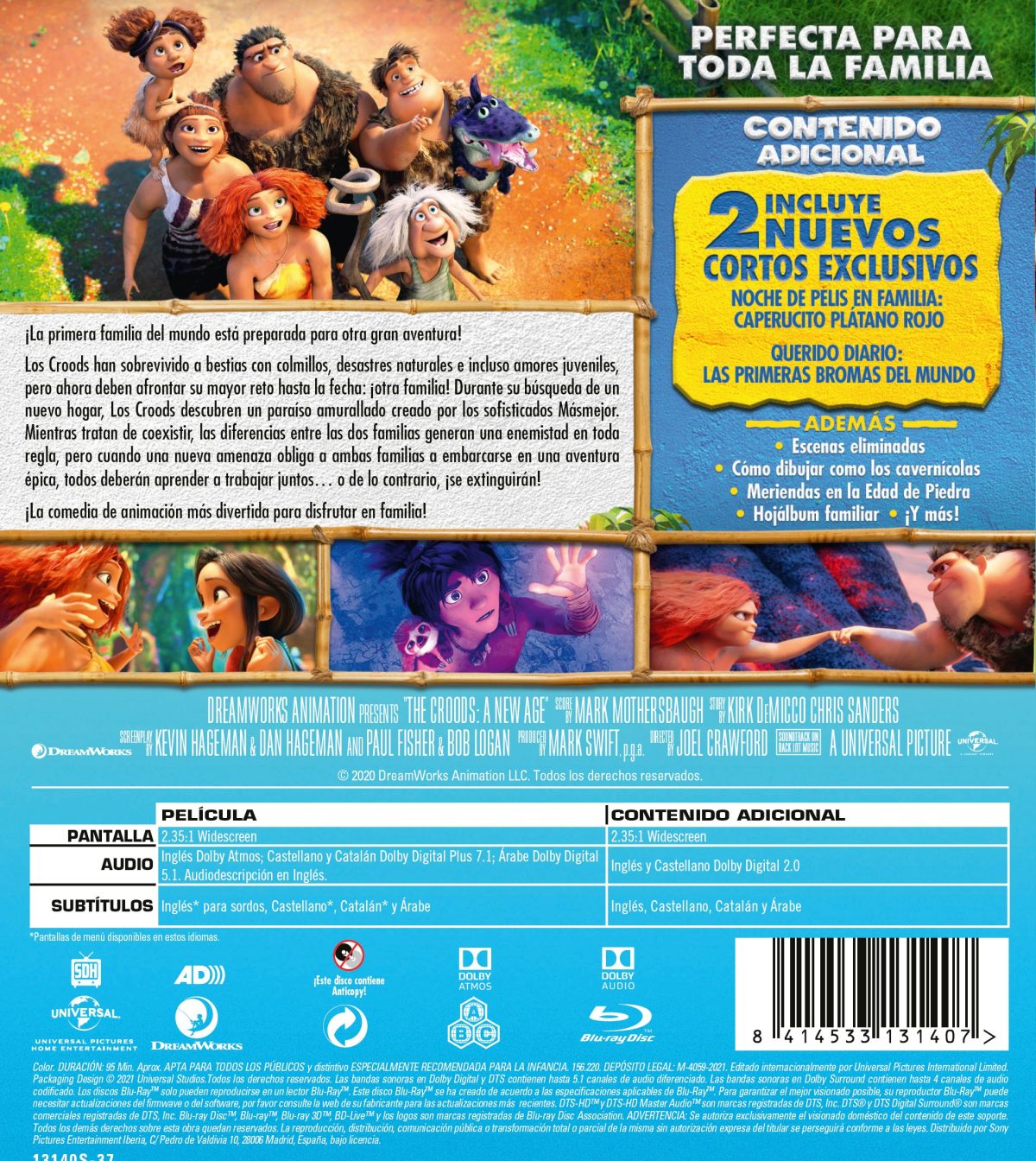 Los Croods 2: Una nueva era (Blu-ray)