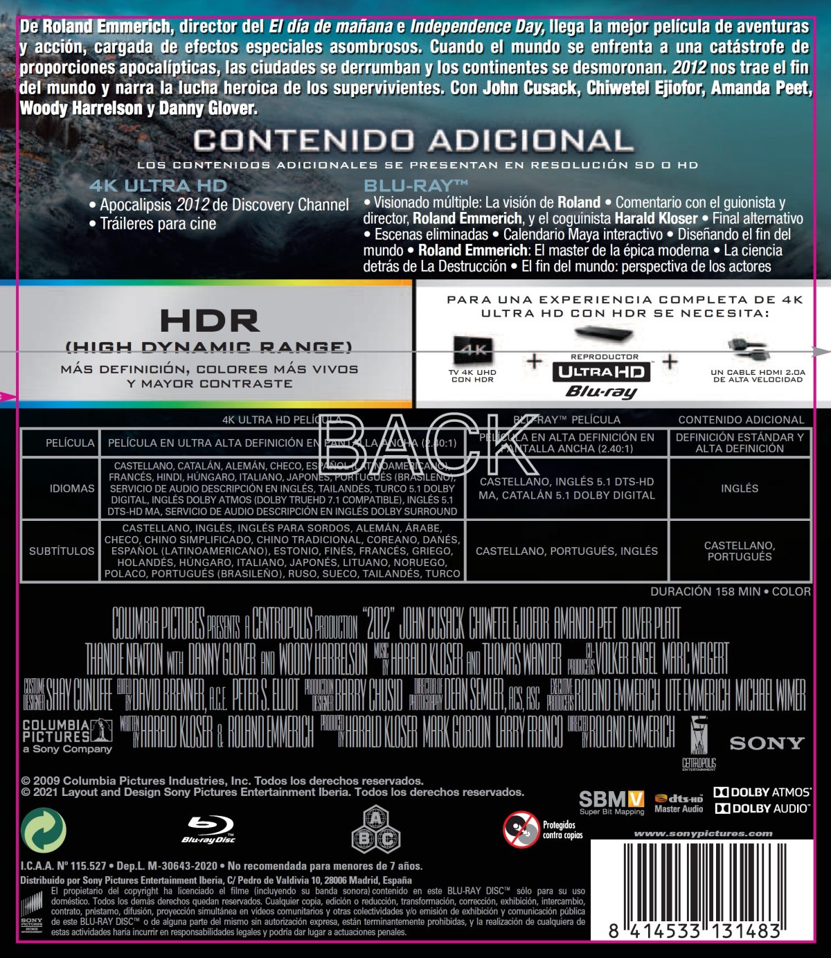 2012 (4K UHD )