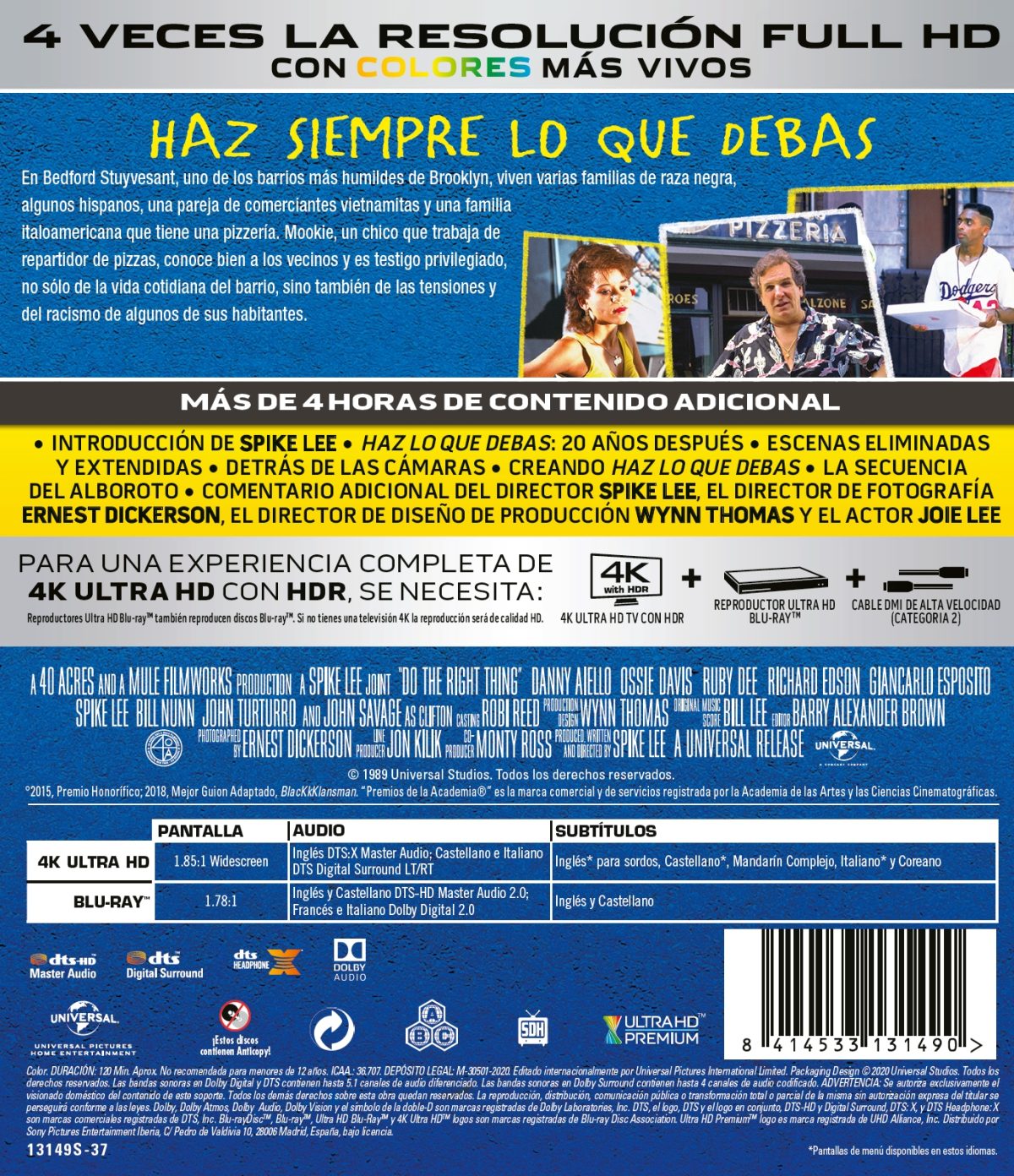 8414533131490.PT01 Haz lo que debas (4K UHD )