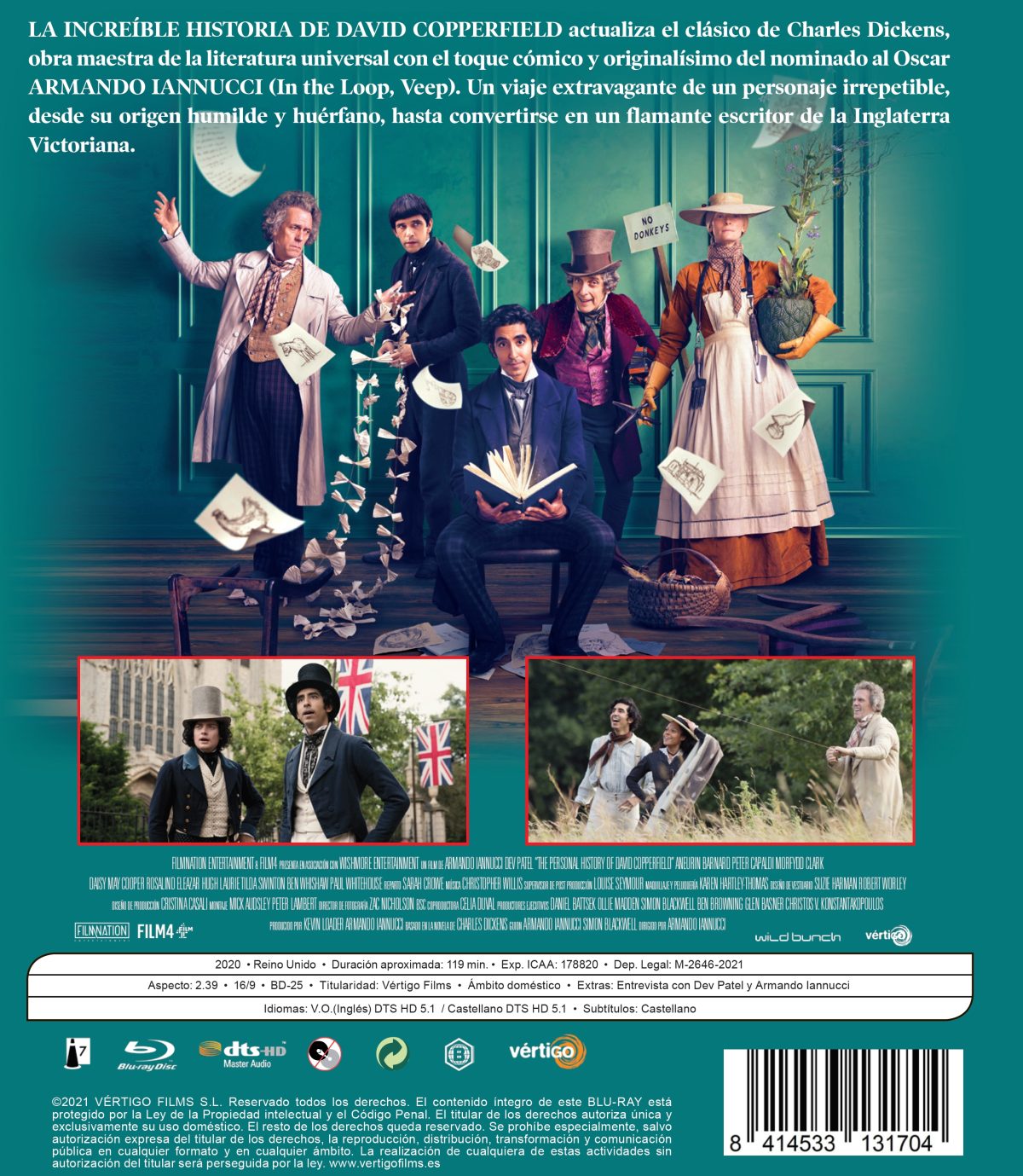 8414533131704.PT01 La increíble historia de David Copperfield (Blu-ray)