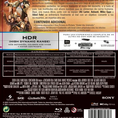 Resident Evil 3: Extincion (4K UHD + Blu-ray)