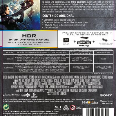 Resident Evil 5: Venganza (4K UHD + Blu-ray)