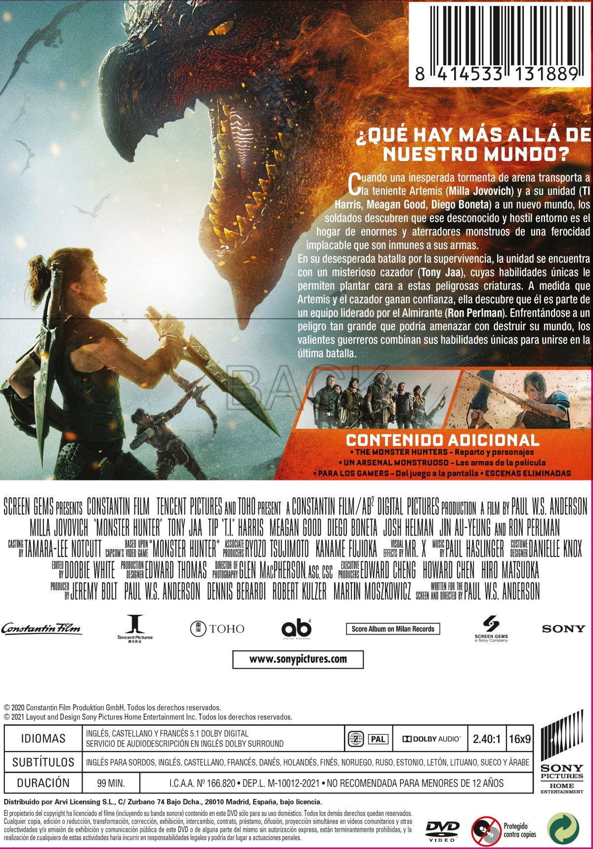 Monster Hunter (DVD)