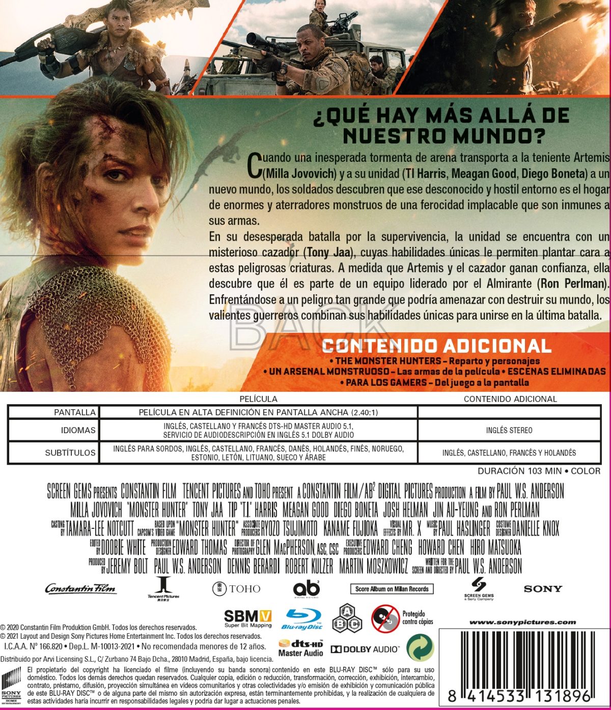 Monster Hunter (Blu-ray)